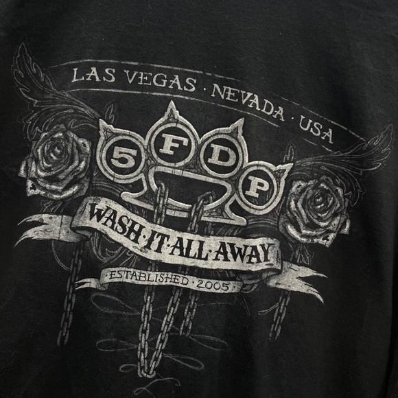 Vintage Five Finger Death Punch T-Shirt Men’s XL Black Band Tee - Picture 4 of 4